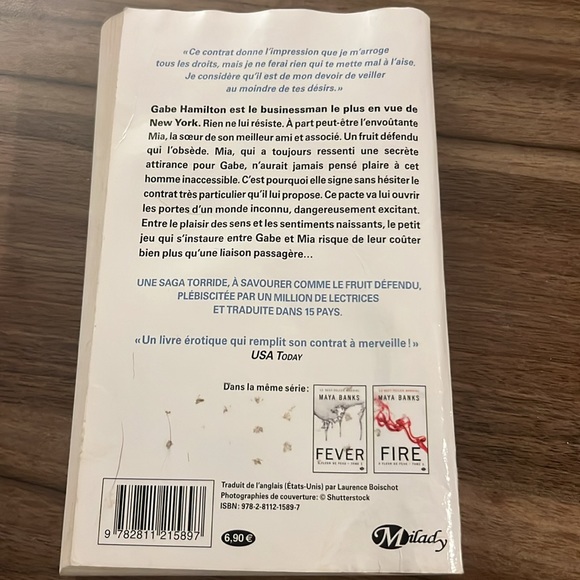 Série À fleur de peau, tome 1-3, livres en français, books in french - Picture 3 of 12